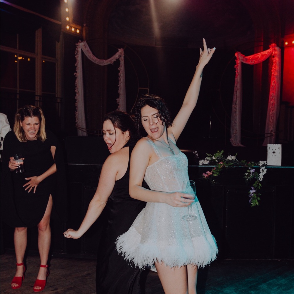 Bronx and Banco Wedding/reception dress